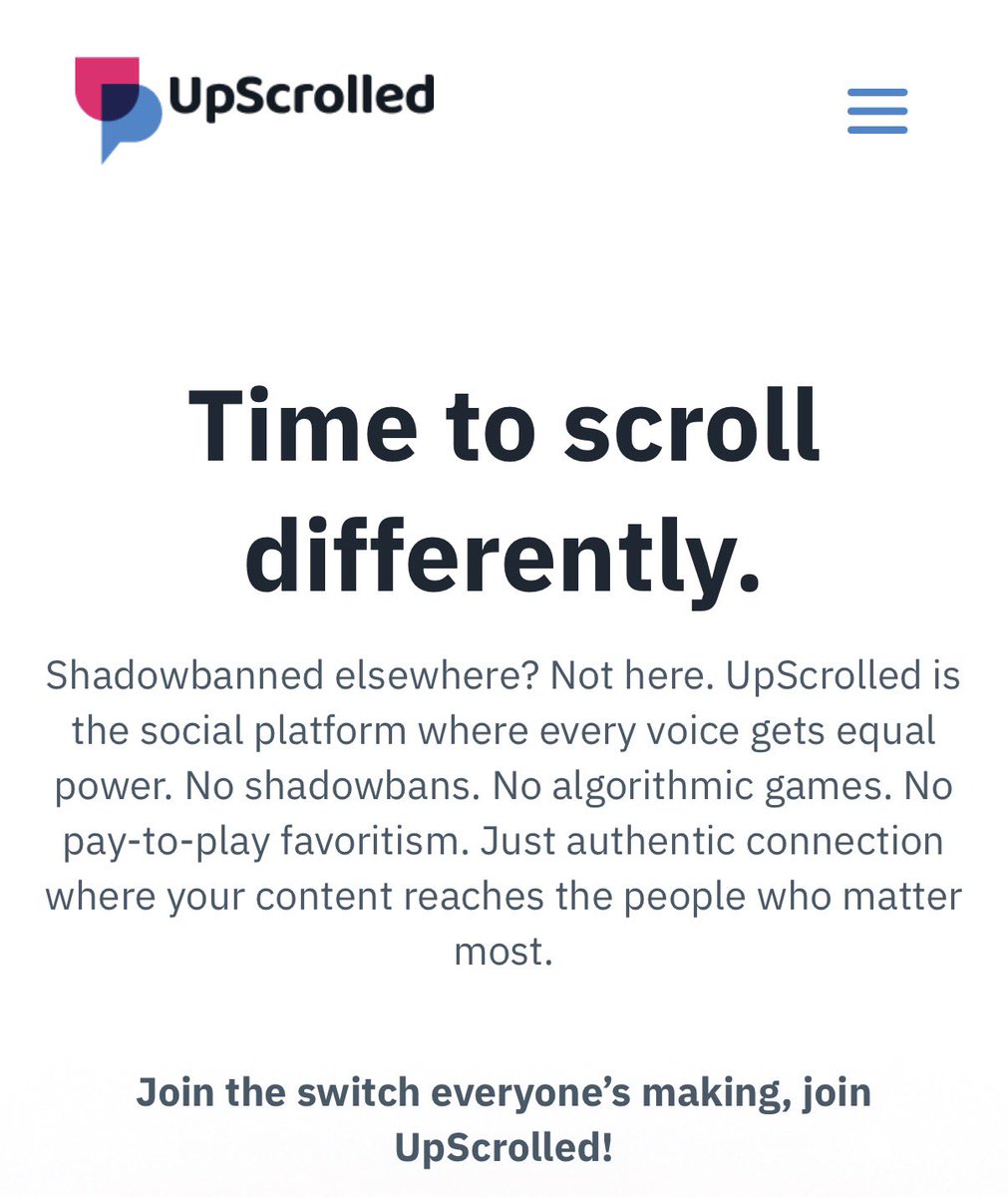 JelonAlexander's tweet image. So I been hearing that there’s an alternative to TikTok called UpScrolled that is founded by a Palestinian. Is it worth the hype?