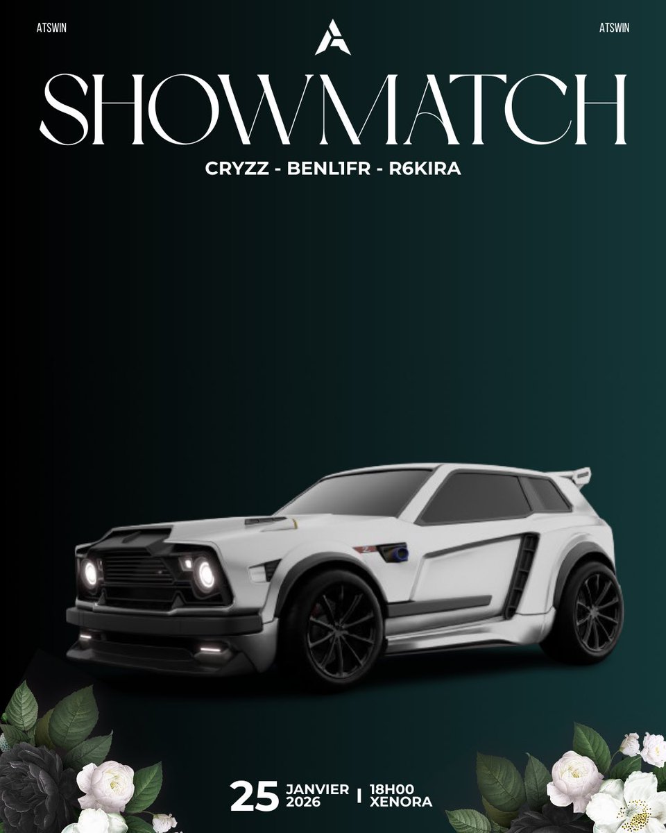 AneatisGG's tweet photo. MATCH DAY - ⚔️
🎮 ROCKET LEAGUE
🕦 18H00
⚔️ XENORA
Le deuxième match de notre équipe Rocket League, c’est à 18h00 ! À ne pas louper pour aller chercher cette première victoire.
#ATSWIN https://t.co/UwfMB8KxEn