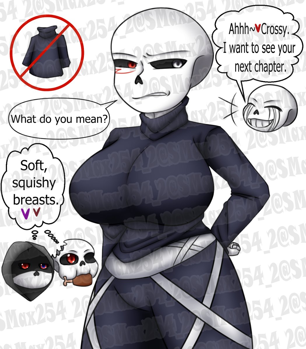 SMax254_2's tweet photo. ❤️ = 80 🔁 = 12  🗨️ = 5    ➡️➡️🚫🧥
 
#undertale #undertaleAU #Underverse #CrossSans #HorrorSans #Dustsans #Murdersans #KillerSans https://t.co/Q7Pc7NfF1K