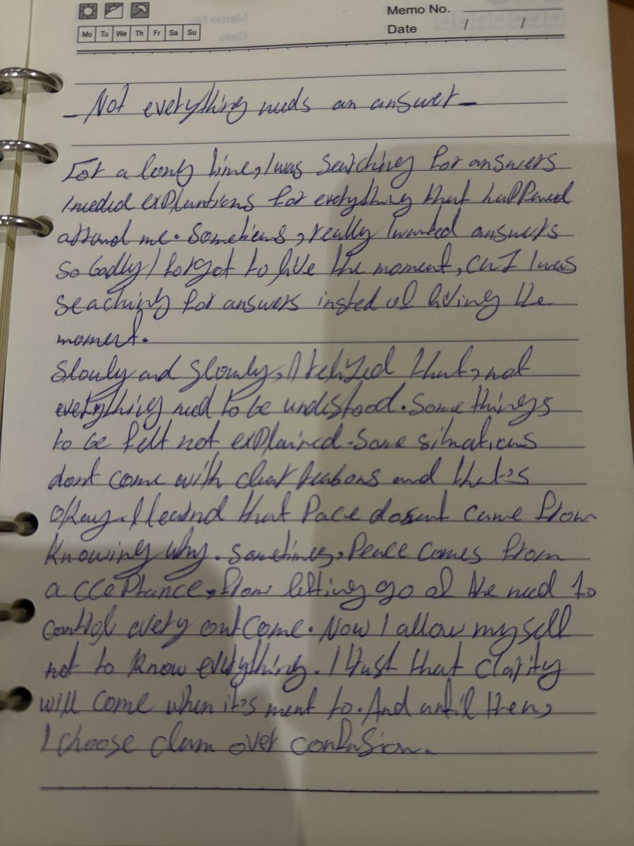 Not everything needs an answer ✨.