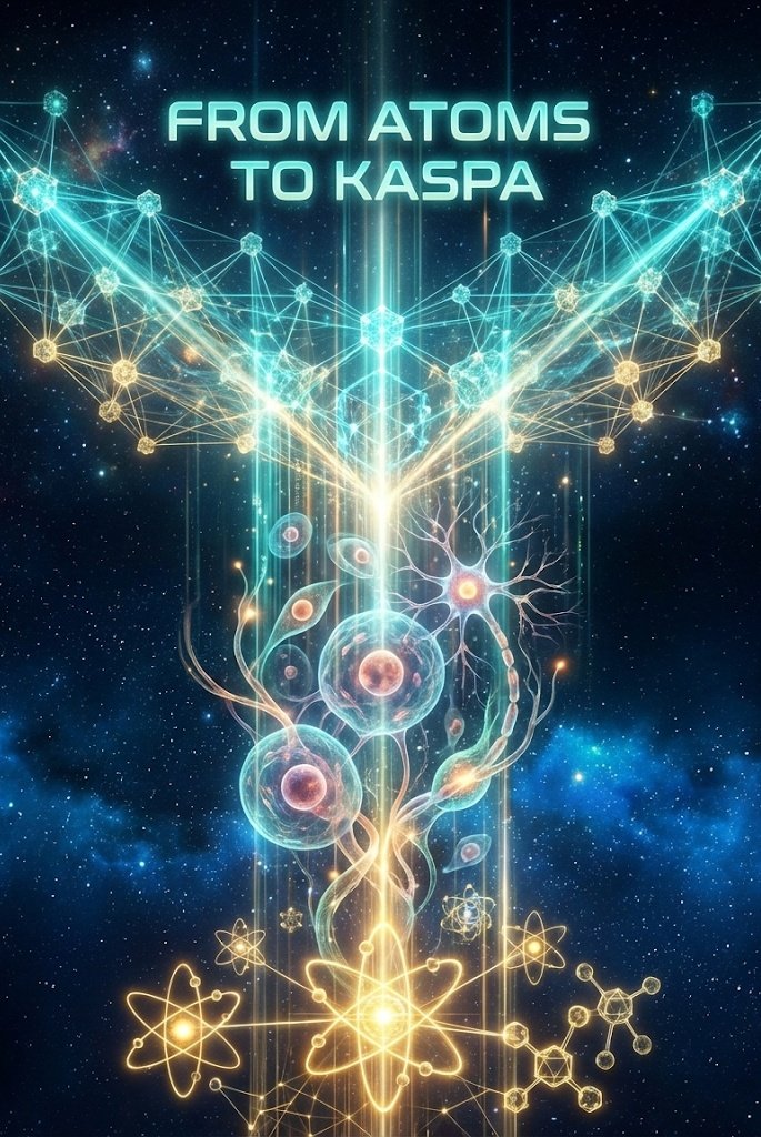 From the Big Bang to Kaspa: The Ultimate Evolution of Interaction 🌌🧬

​The recent insights from Hans Moog (<a href="/hus_qy/">Hans Moog</a>) are not merely technical updates.

They are an unveiling of the source code of reality itself.

To truly understand Kaspa, one must first grasp the goal of the