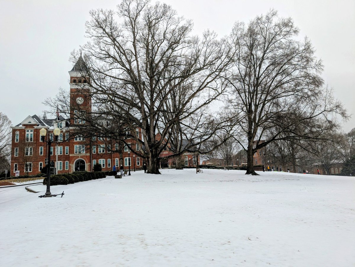 Clemson, SC this AM...