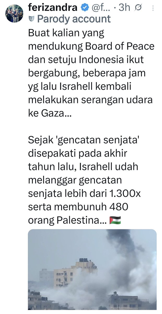 KangSemproel's tweet image. Yuk kita suprey

Yang setuju dgn DaFer @ferizandra dan mengecam bergabungnya RI kedalam gank nya si trump.... silakan "RT"

Yang setuju dgn @tijabar bahwa itu adalah langkah cerdas diplomasi, sebagai perwujudan politik bebas aktip.... silakan "LIKE"

Yang setuju dgn guwah bahwa…