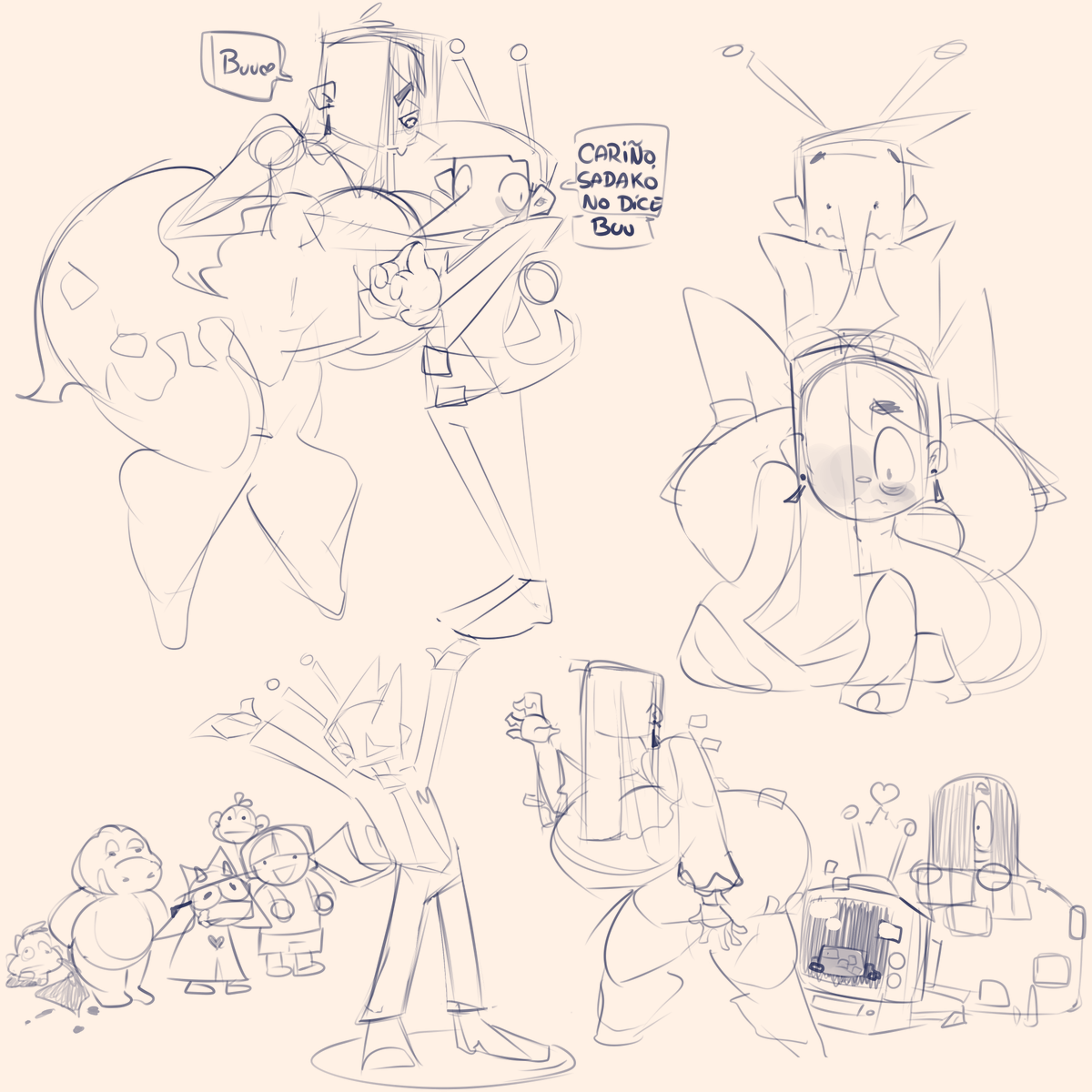 PostChelo's tweet photo. little drawings that I never finished https://t.co/nFjzzeR8nm