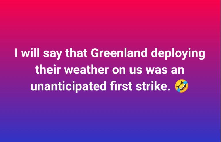 ElainaisWriting's tweet image. Well played Greenland. 

#TexasStorm #icestorm2026