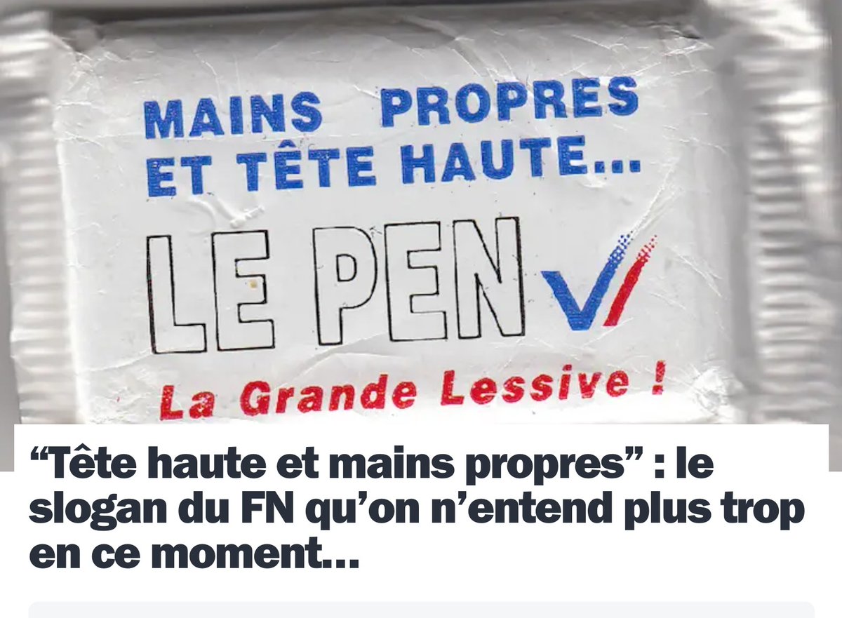 jfgino's tweet photo. @LaurentSegnis #MLePen et les autres. Allez ouste, 5 ans d’inégibilité, 3 ans de prison FERME c’est un minima pour ce parti de voleurs qui disait....avant ⬇️ https://t.co/APG8EGNGy0