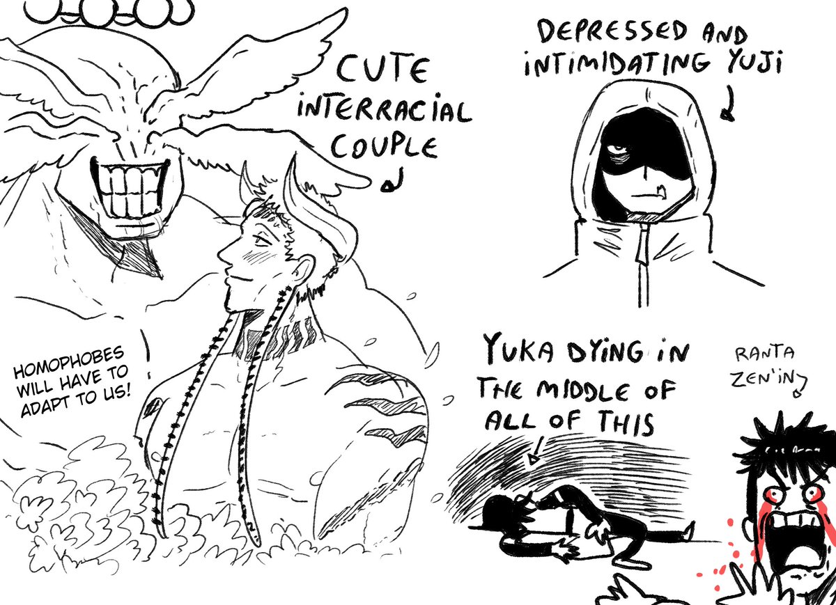 wanderjegson's tweet image. Daburaga is lowkey the best ship of Jujusu Kaisen Modulo