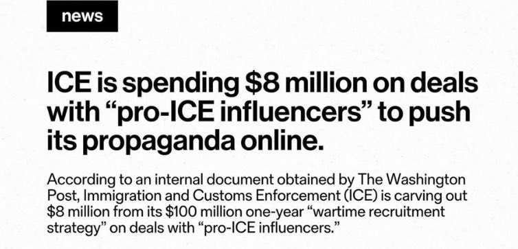 DarrigoMelanie's tweet image. The only paid protesters involved in what’s going on in Minneapolis are the right-wing influencers being paid to spread lies and propaganda on behalf of ICE.