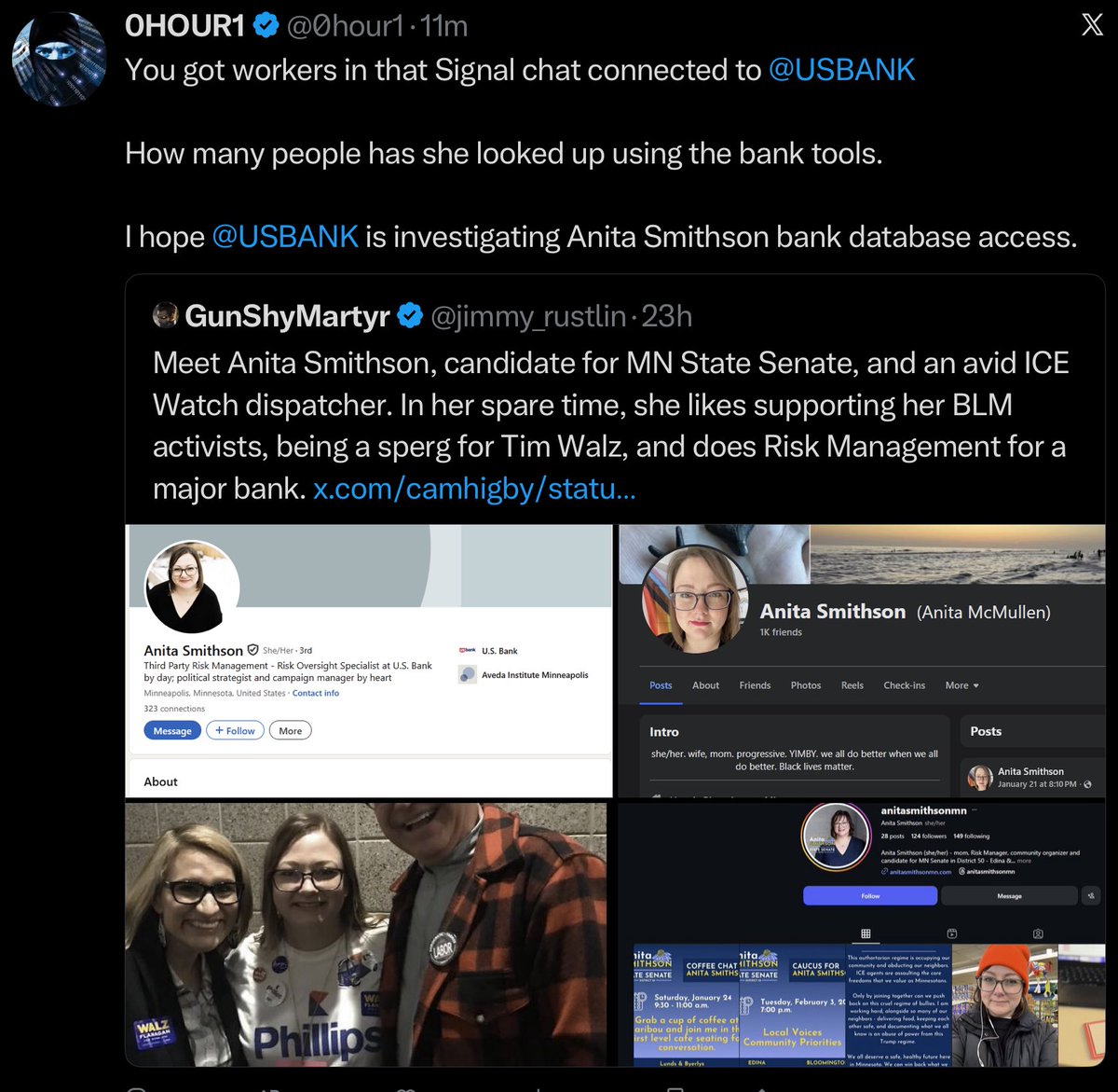 ClawsOfLiberty's tweet image. Close off your accounts ……
An employee is illegally accessing your data!!