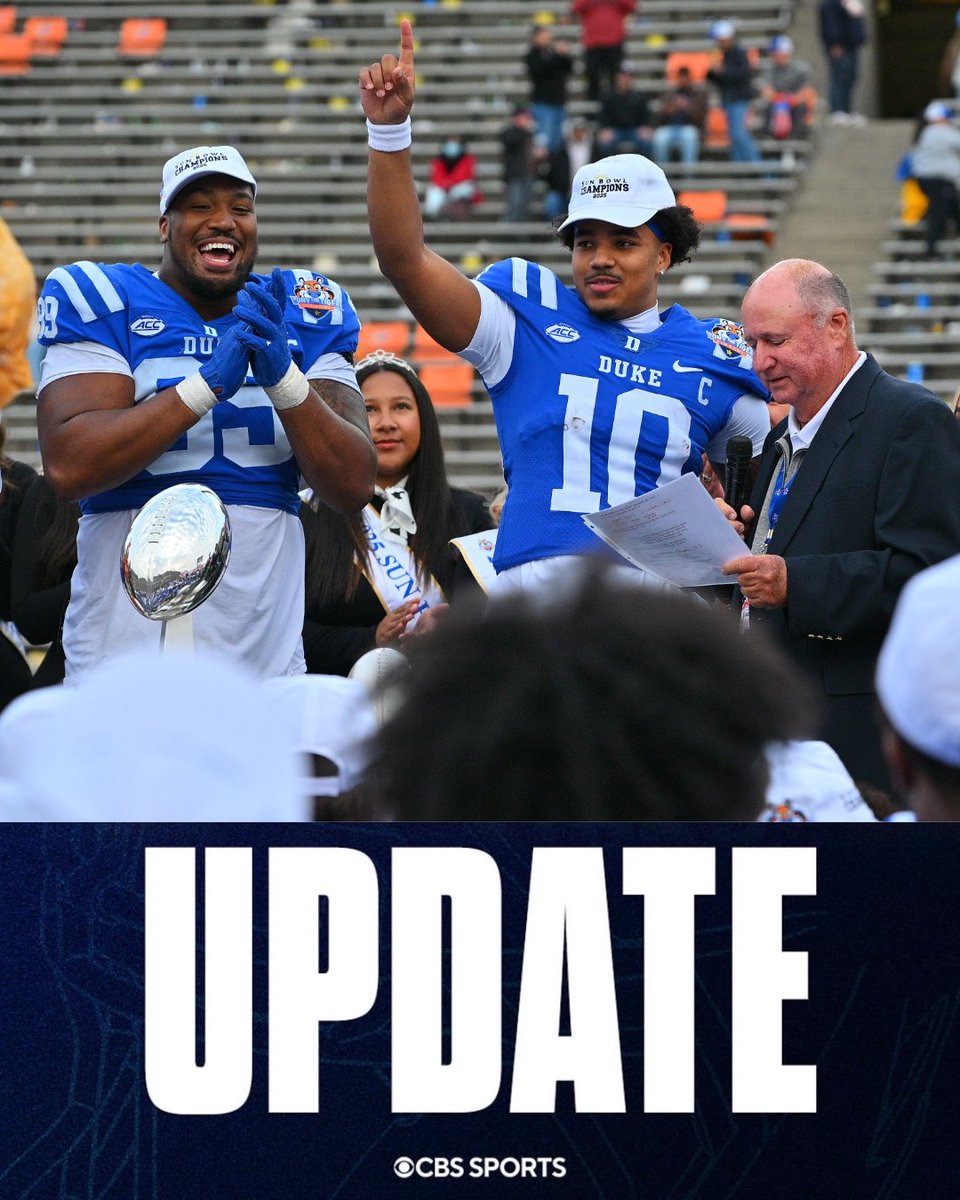 chris_hummer's tweet image. Sources to @mzenitz &amp;amp; me: Duke and Darian Mensah's camp continue to be in contact, and are working to try and find a resolution outside of court that would allow Mensah to transfer to another school.

A TRO filed by Duke currently prevents Mensah from enrolling at another school.