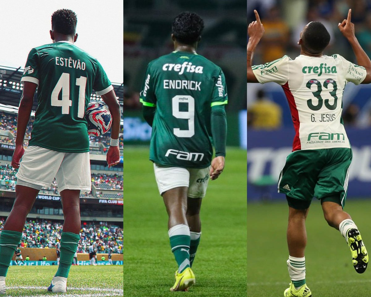 - Gol do Estevão pelo Chelsea
- Gol do Endrick pelo Lyon
- Gabriel Jesus titular do Arsenal

CRIAS DA ACADEMIA, APENAS! 💚🐷🏠