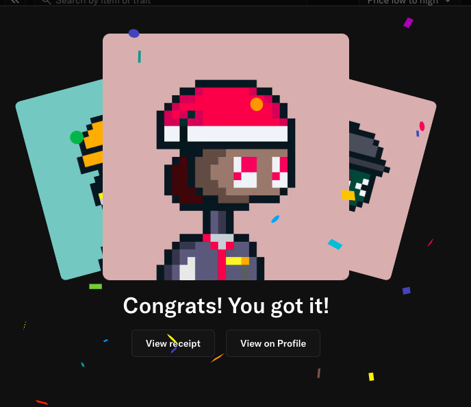 Just swept the floor 🔥 Killer collection, absolut gem! This one's going parabolic soon 🚀 Super bullish on <a href="/Phanto0ms/">Phantoms</a>  LFG!!!