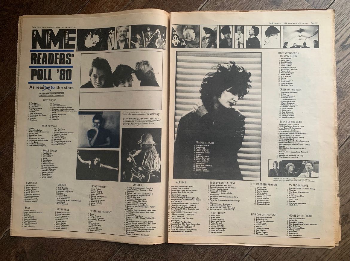 SpandauBallet's tweet image. 45 years ago yesterday, Spandau Ballet were voted runner-up as the best new act in the NME Readers' Poll '80. #everythingisnow @NME