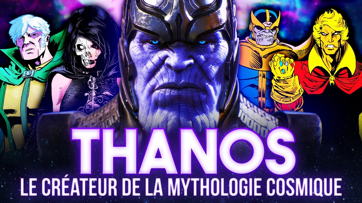 Vous voulez connaître l'histoire d'origine de Thanos, son développement et son évolution dans les comics ? 
C'est par ici ⬇️

youtube.com/watch?v=1H2OA-…

POURQUOI THANOS est-il si UNIQUE ? Disponible sur la chaîne 😇🔥