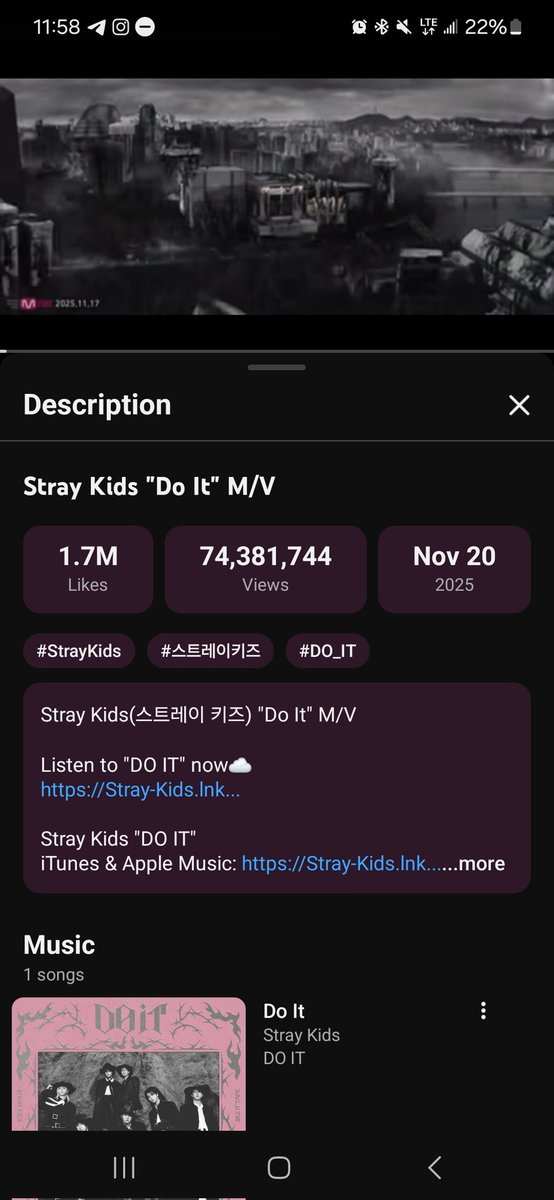 STRAYKIDS MV CLOSE TO MILESTONES ❗️❗️❗️❗️

CEREMONY IS 1.4m AWAY OF 100M
DO IT IS 5.7m AWAY OF 80M🔥🔥🔥

STREAM DO IT/CEREMONY MV MORE❗️