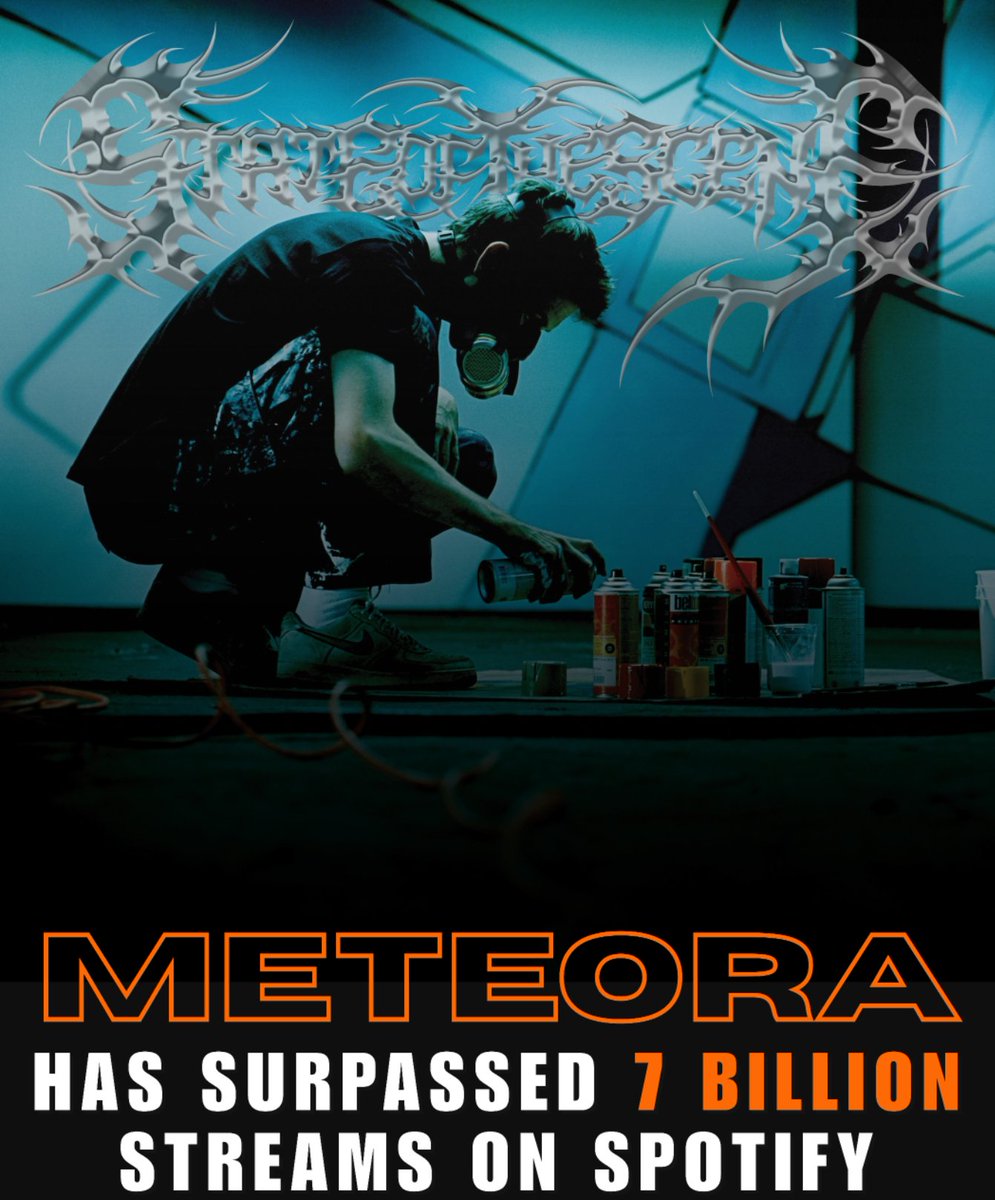 Meteora by Linkin Park has officially surpassed an astounding 7 Billion streams on Spotify.