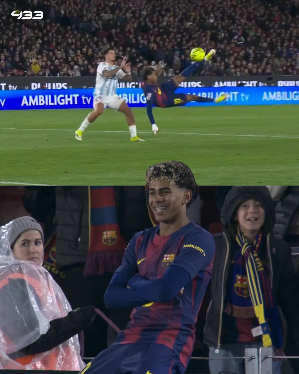 433's tweet image. 𝑳𝑨𝑴𝑰𝑵𝑬 𝒀𝑨𝑴𝑨𝑳, 𝑨𝑹𝑬 𝒀𝑶𝑼 𝑴𝑨𝑫 ⁉️⁉️⁉️

18-year-old scores 𝑰𝑵𝑺𝑨𝑵𝑬 𝐁𝐈𝐂𝐘𝐂𝐋𝐄 𝐊𝐈𝐂𝐊 🤯