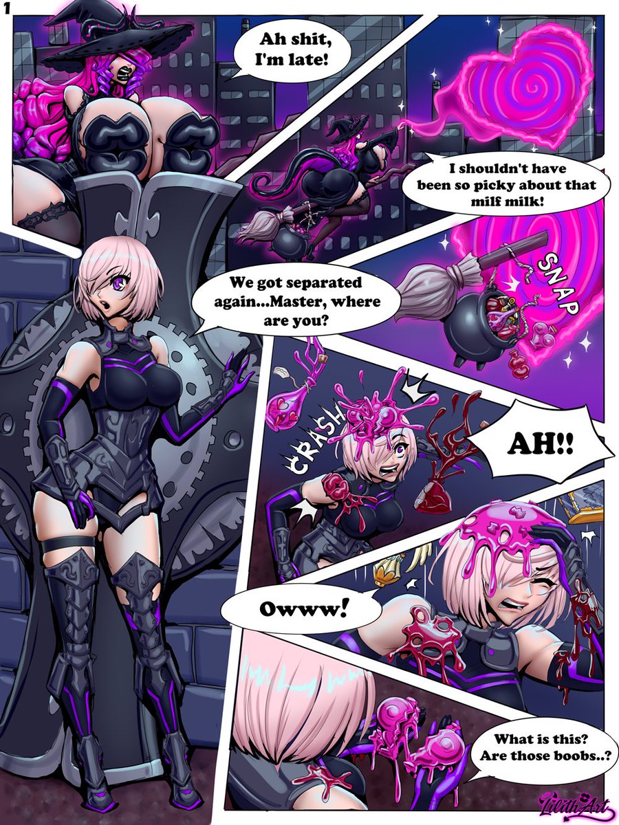 Potion Trouble Page 1
Art for BB
#Mash #Mashkyrielight #FateGrandOrder #FGO