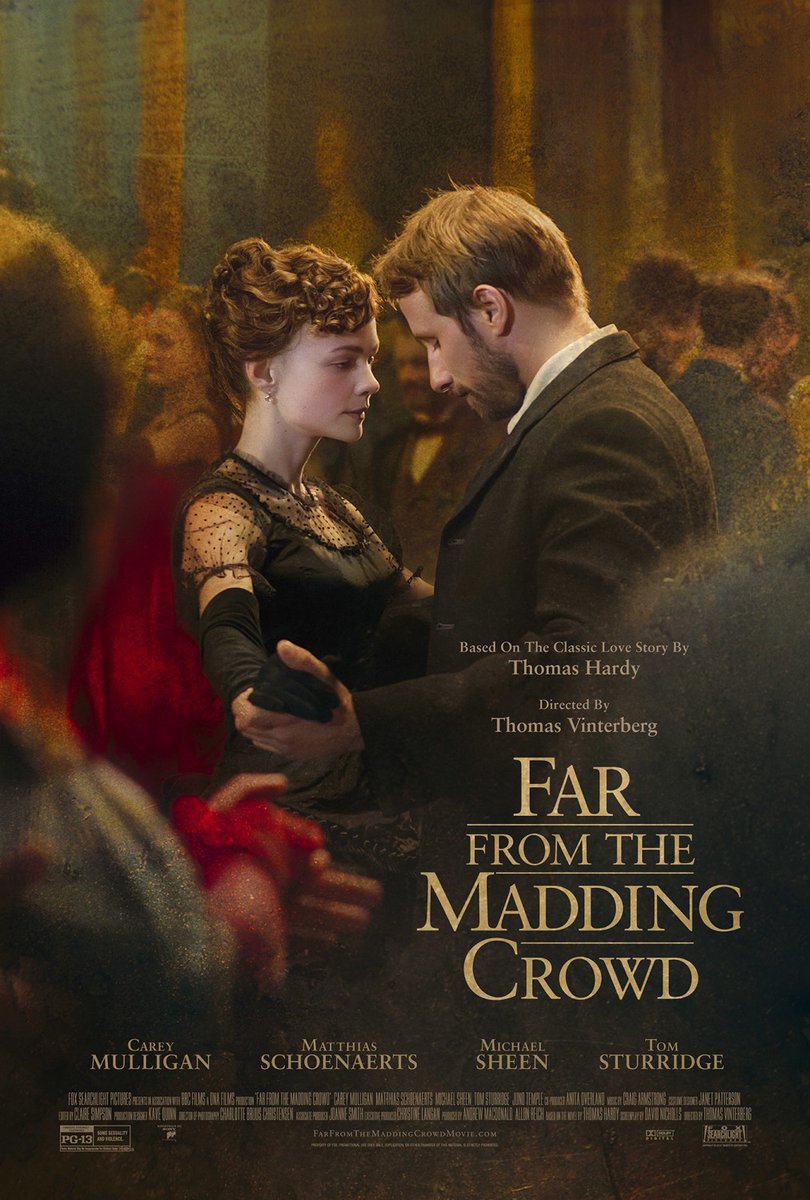 janeaausten's tweet image. 8) #FarFromTheMaddingCrowd 

Uyarlandığı romanı özenle ele alan, tüm ayrıntılarıyla beyaz perdeye aktarmayı başlayan filmleri sarıp sarmalamak istiyorum. Oyuncu kadrosundan senaryoya, sinematografiden müziklere gayet başarılı bir iş çıkarmışlar 🌾