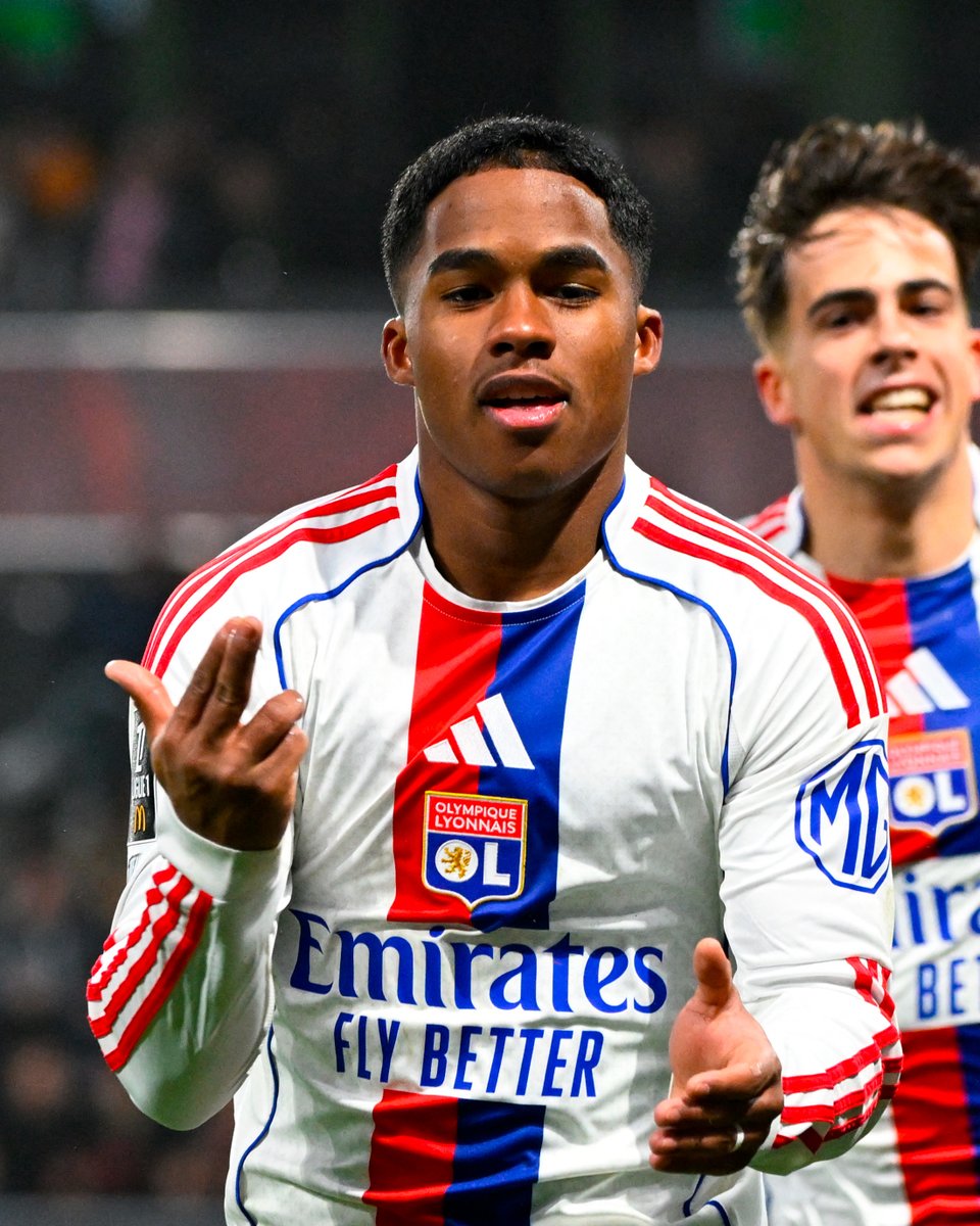 brfootball's tweet image. A hat trick vs. Metz. Five G/A in three games.

Endrick is loving life in Lyon 😎