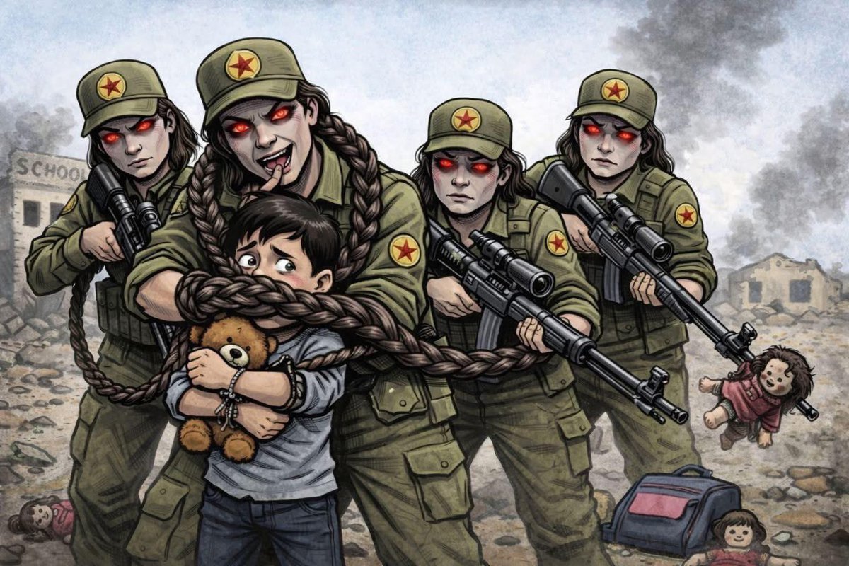 HaberReport's tweet image. Suriyeli sanatçıların yaptığı karikatürler: