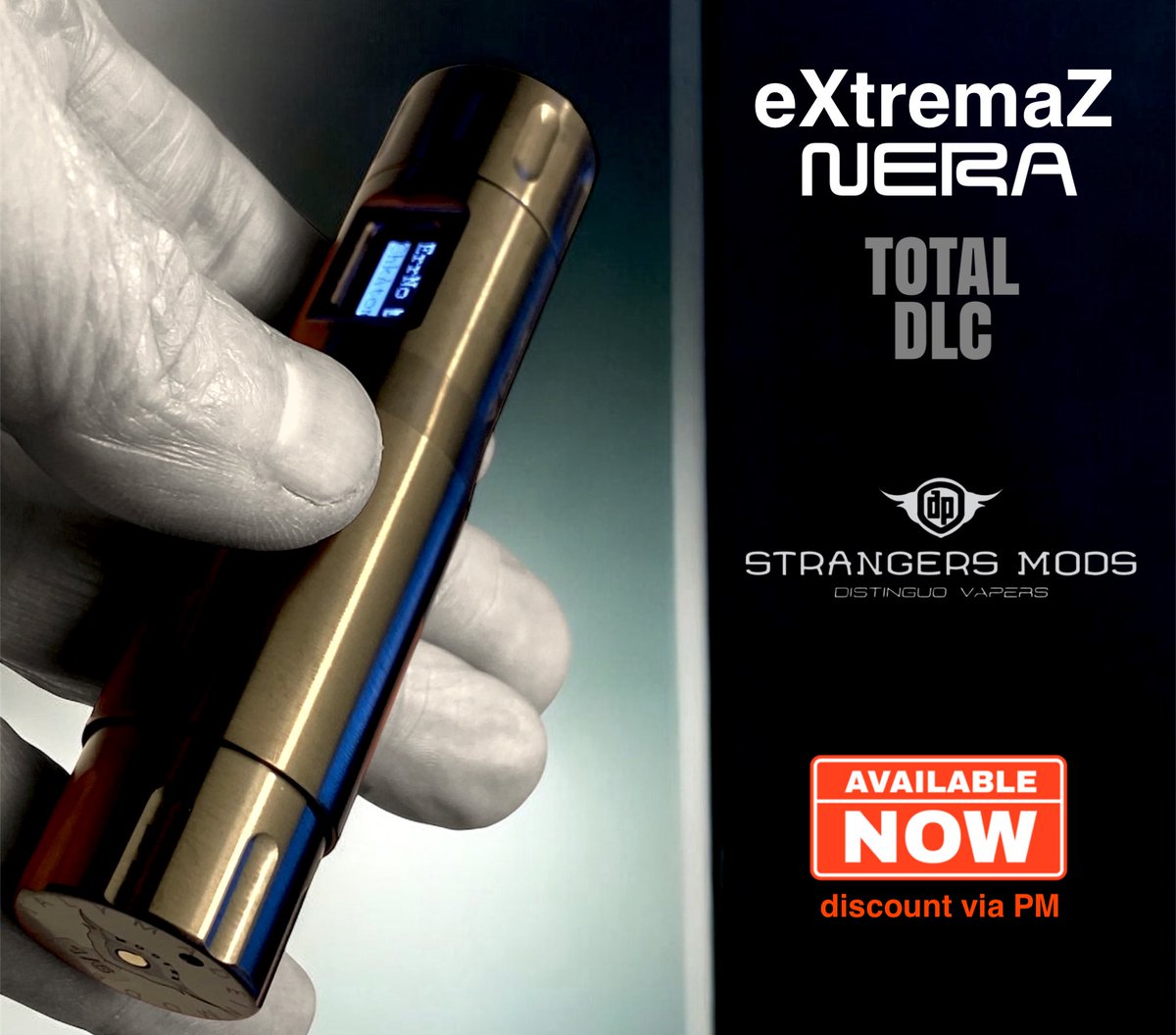 StrangersMods's tweet image. eXtremaZ Nera (total DLC)
STRANGERS MODS 

available now
 
facebook.com/share/y3Jtjcb6…

strangersmods.com/available-now/…

#vapers #vapes #mods #esig #svapo