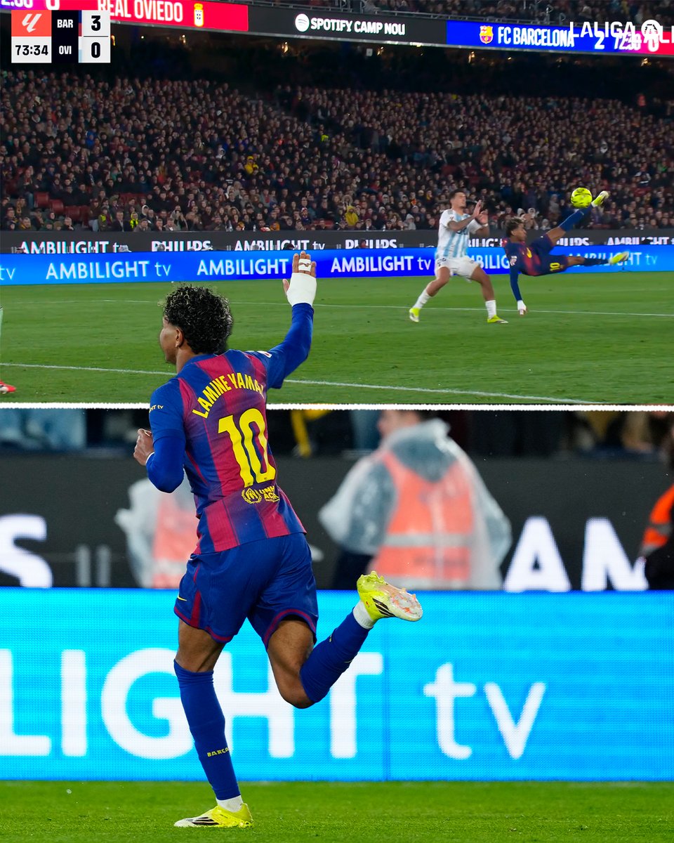 Lamine scoring the goals we dream about