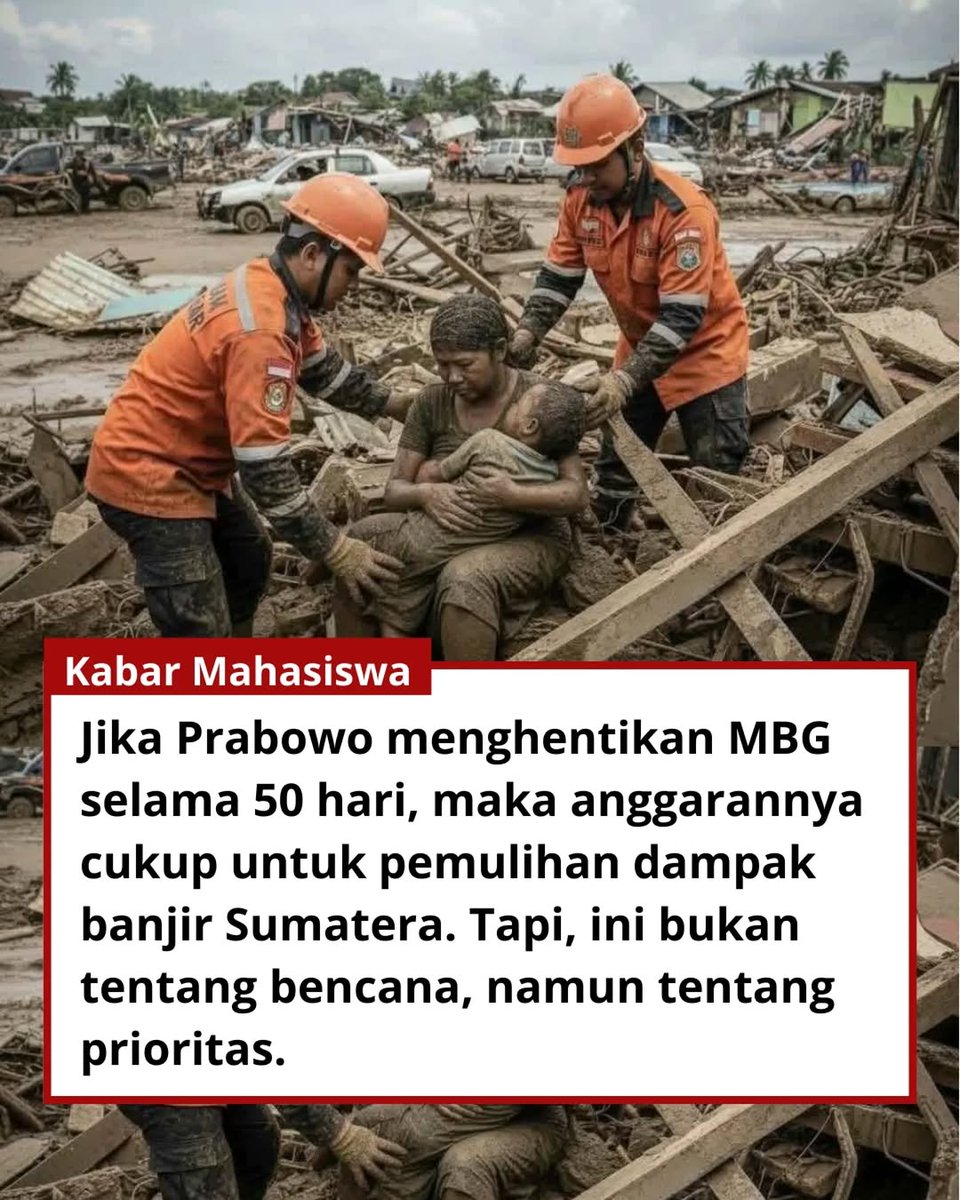 Tapi Prabowo kekeh tidak akan mengurangi anggaran MBG.