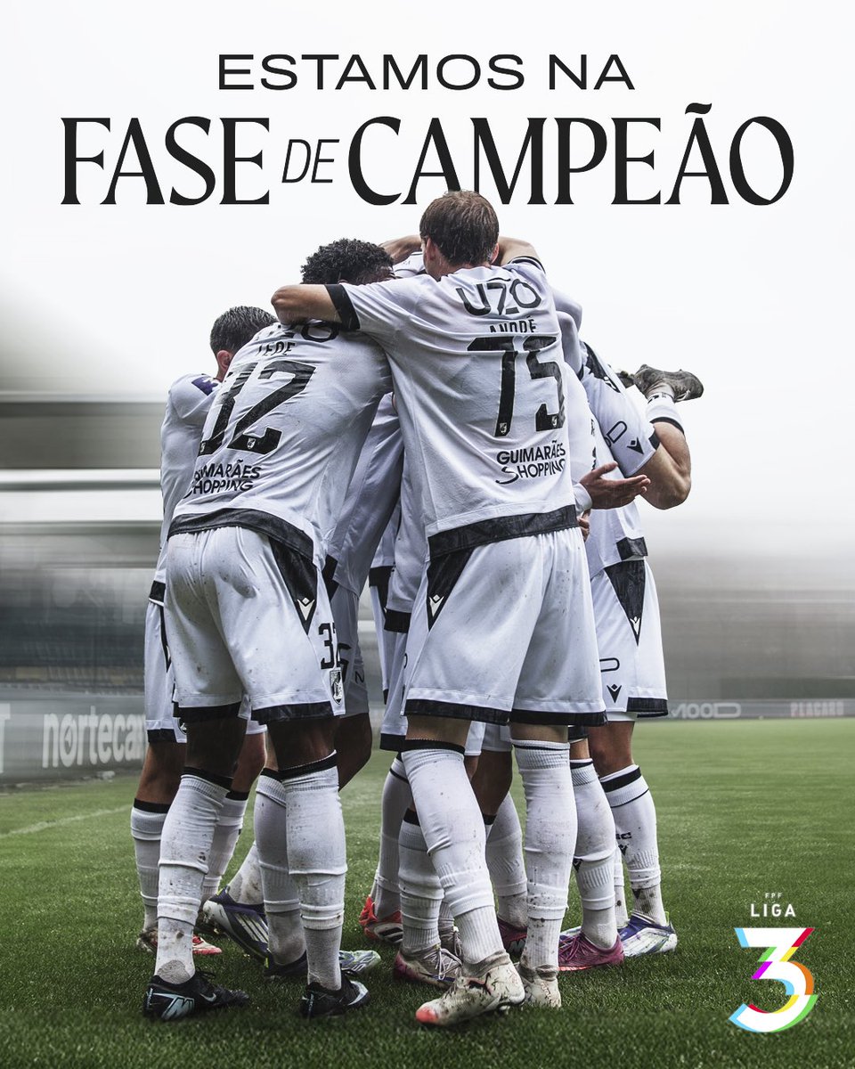 A união e o trabalho trouxeram-nos aqui. Vamos continuar a acreditar. Estamos na 𝐅𝐚𝐬𝐞 𝐝𝐞 𝐂𝐚𝐦𝐩𝐞𝐚̃𝐨! ✌️

#UnidosPeloVitória • #EquipaB • #Liga3Placard