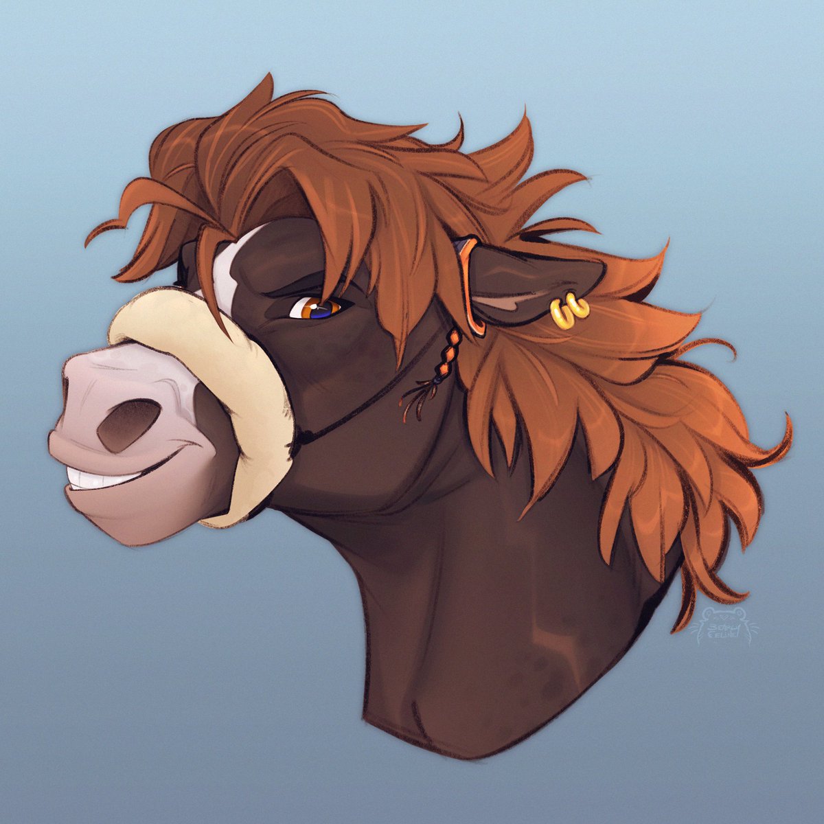 BearlyFeline's tweet image. ✨🐴Year of the horse!!🐴✨