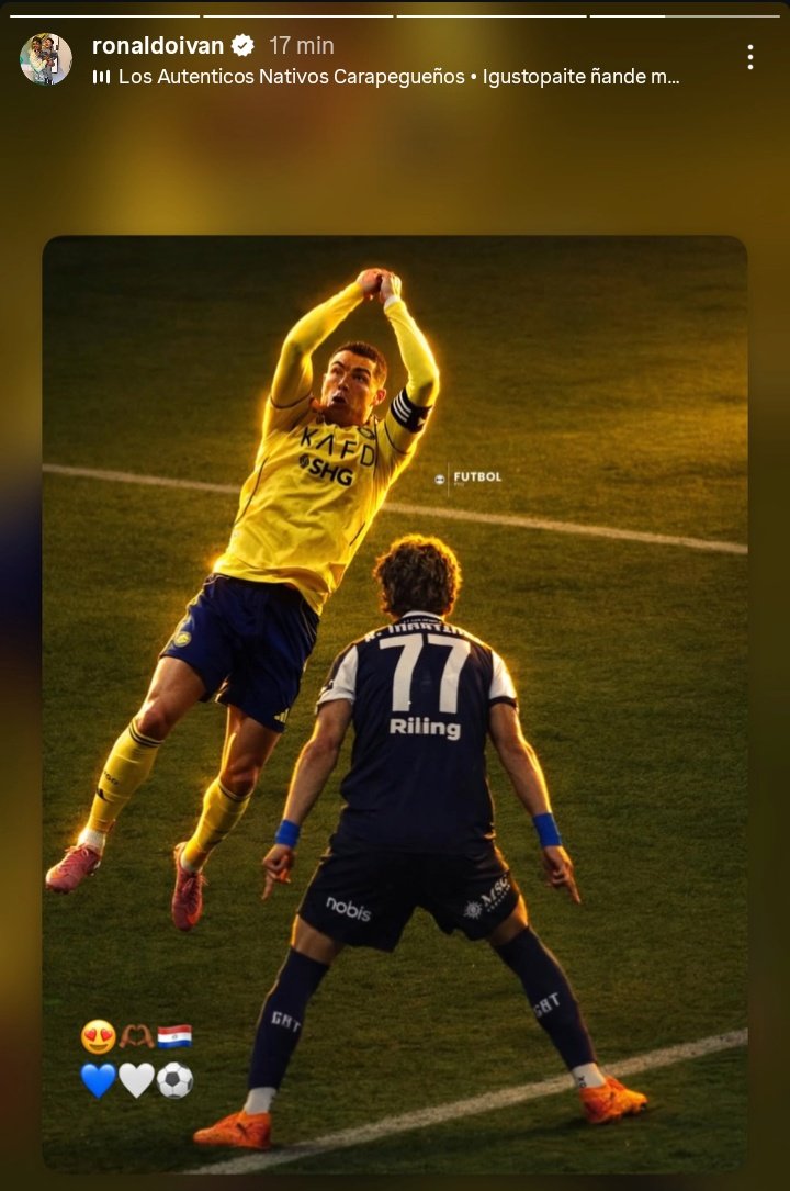 La historia que subió Ronaldo Martinez. Estoy llorando.