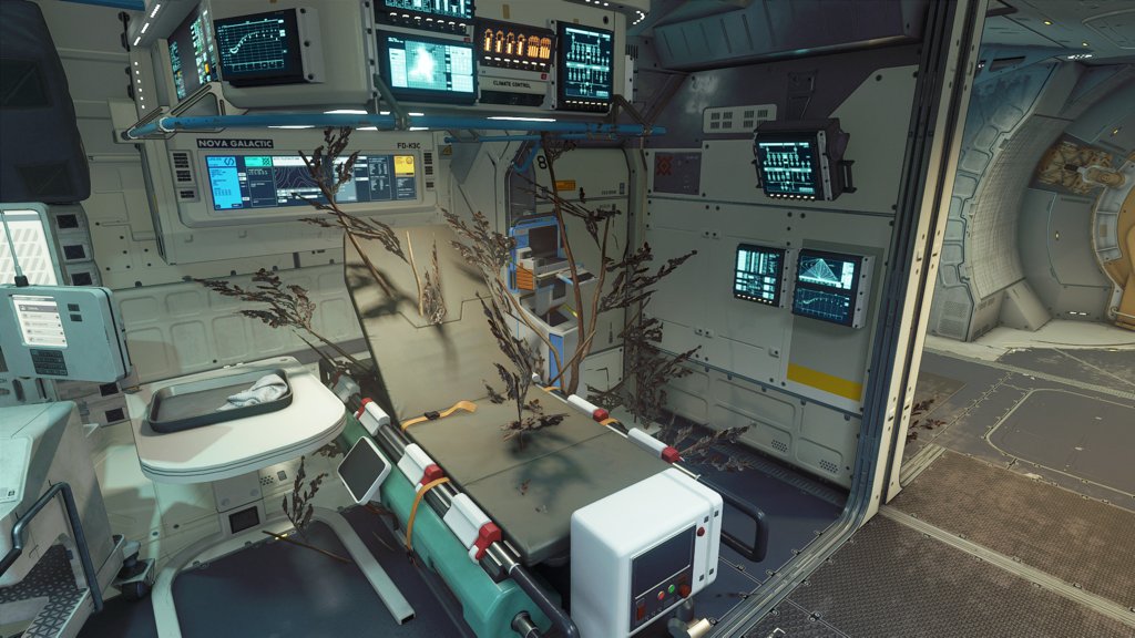 One of the things that I hope Bethesda fixes in any upcoming Starfield bug updates is the regrowth of trees and rocks in outposts. I have a tree in my infirmary! I can't tell if it needs medical help or not.