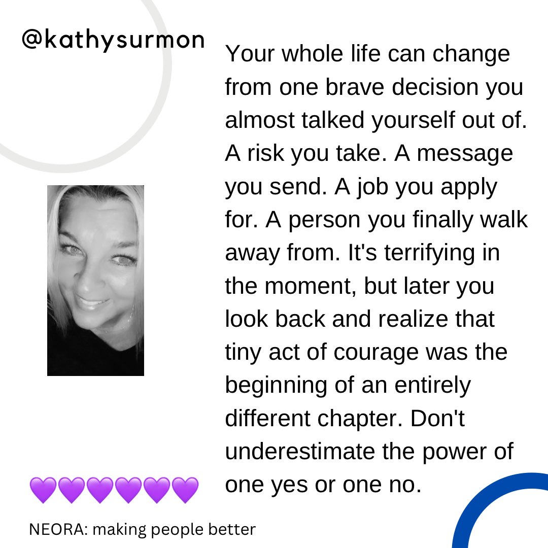 Happy Sunday ꨄ

Don’t underestimate the power of one yes or one no…. 

#mindset #courage #integrity #possibilities #SelfLove #livehappy #notetoself #confidence #strength