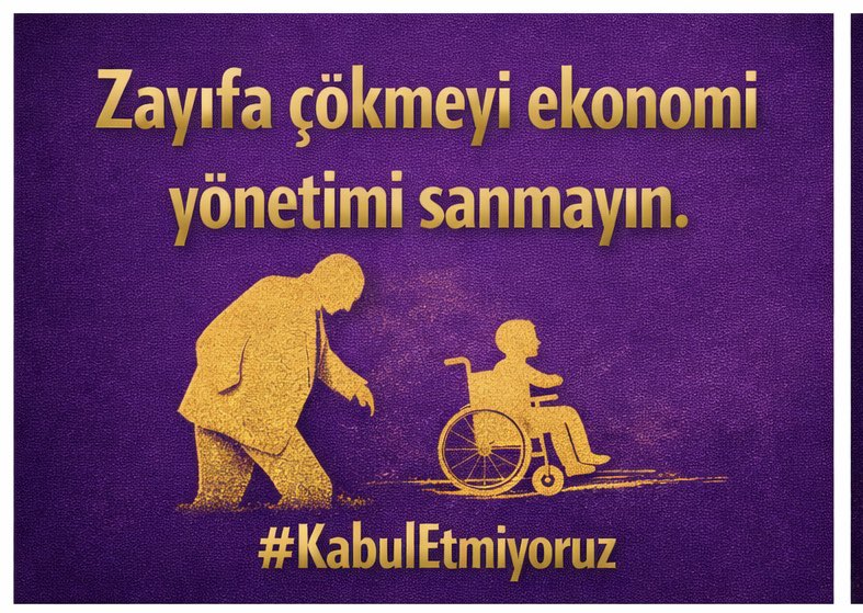 Özel çocuklardan kısarak bütçe yaptığınızı sanıyorsunuz.
Bu ekonomi değil, zayıfa çökmedir.

Rehabilitasyonu kısmak tasarruf değil,
vicdansızlıktır.

Bunu unutmayacağız.
#KabulEtmiyoruz