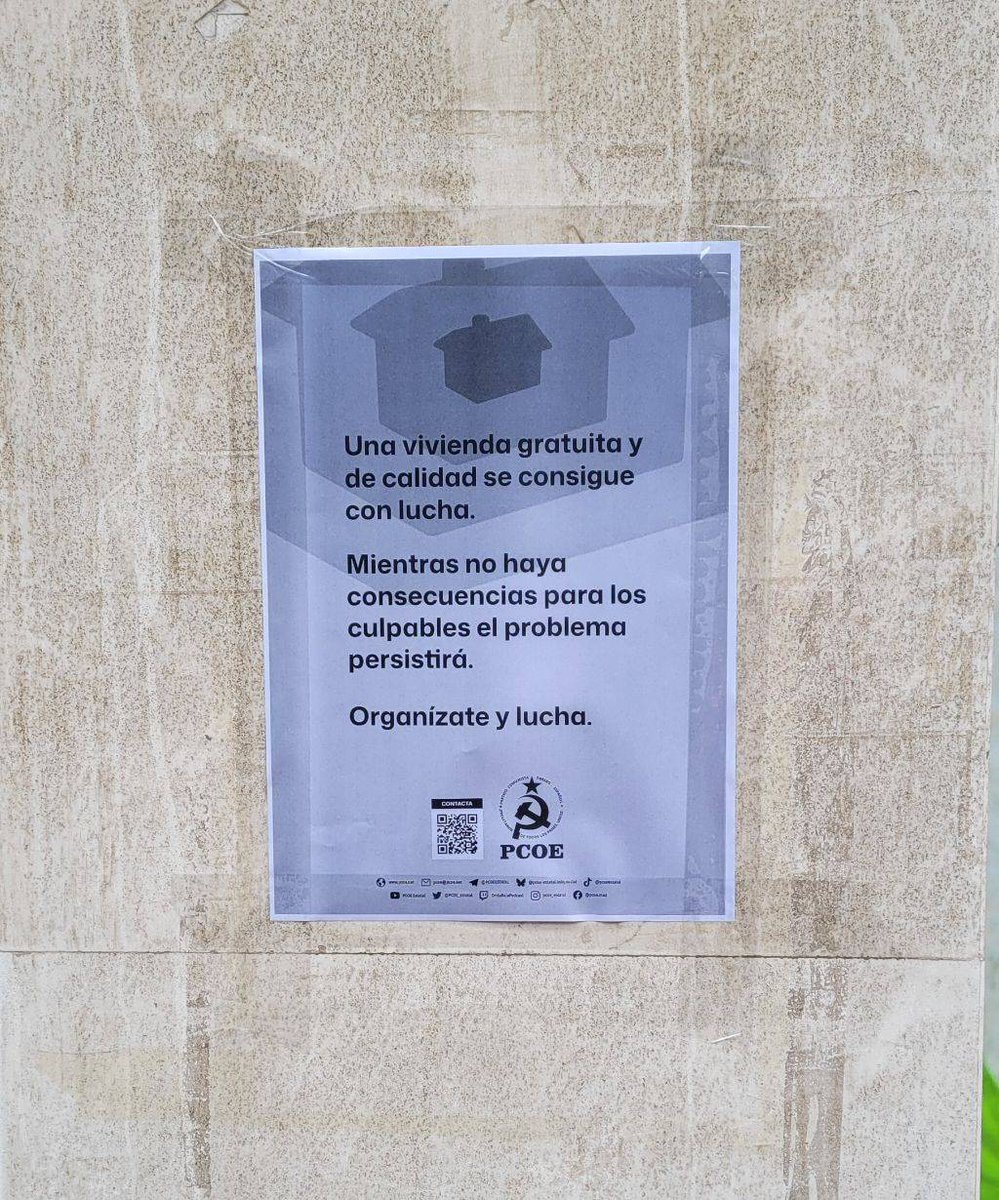 PCOE_estatal's tweet photo. 📣AGITAZIOA ETA PROPAGANDA📣

PCOE kartelak itsasten aritu da Bilbon.

Langile klasea agitatu Alderdi leninistan antolatzeko! https://t.co/xLC1tWcZ1k