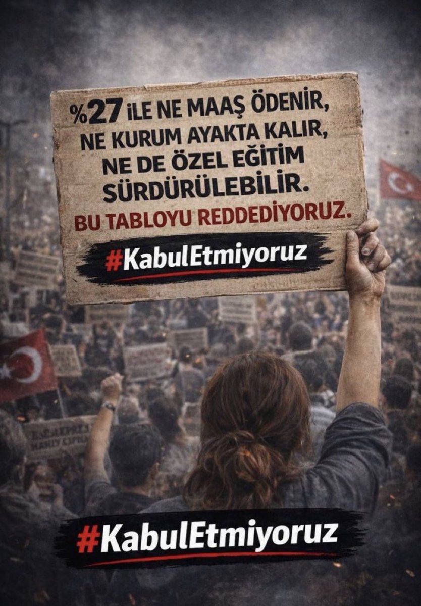 #KabulEtmiyoruz 

%27 artış sürdürülebilir değildir. Bu bir görüş değil, hesap meselesidir. Yanlış hesap, kamuya daha büyük maliyet olarak döner.
<a href="/HMBakanligi/">T.C. Hazine ve Maliye Bakanlığı</a> <a href="/memetsimsek/">Mehmet Simsek</a>