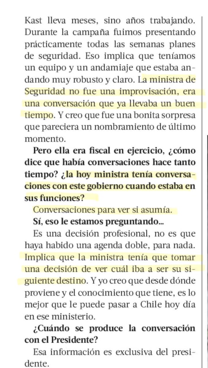 Se afecta independencia del ministerio público cuando una fiscal regional recibe ofertas y negocia privadamente con un sector político un cargo de exclusiva confianza. Esto dijo futura vocera sobre futura ministra de seguridad (le quedaban 6 años como fiscal regional de Tarapacá)