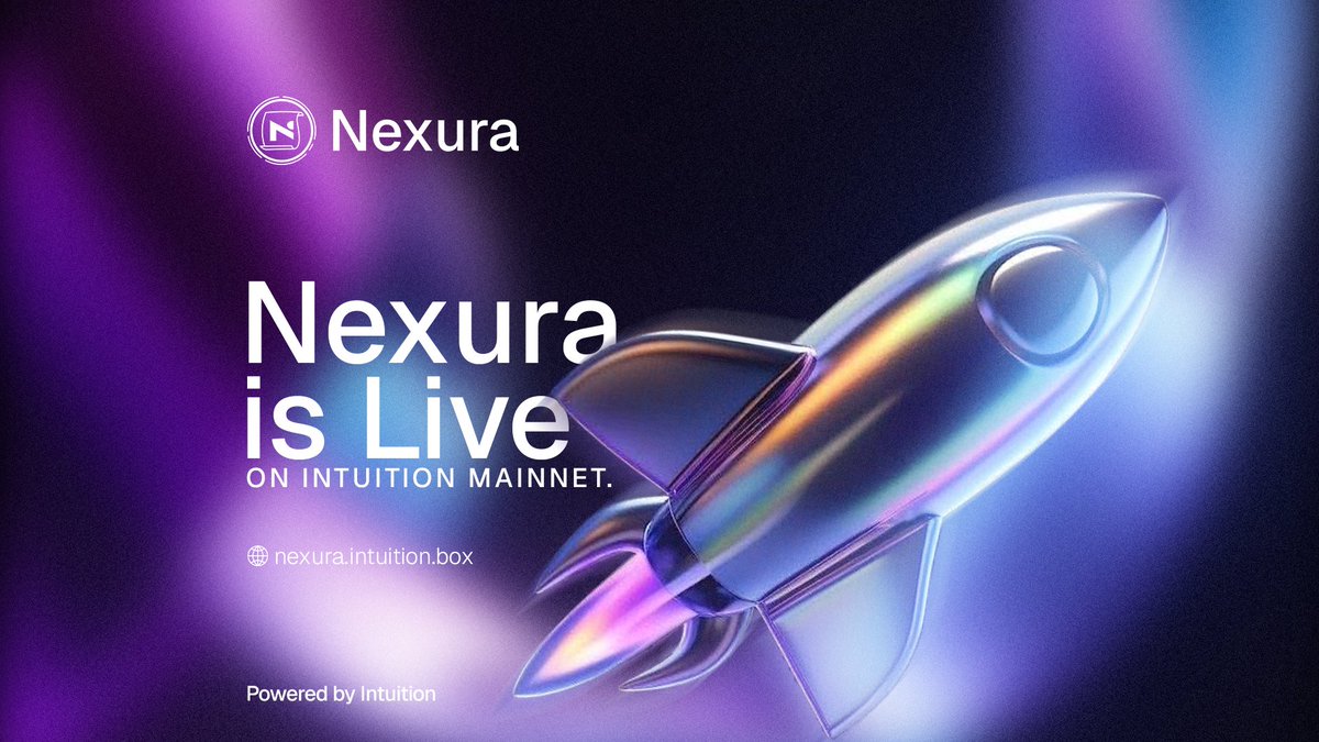 NexuraXYZ's tweet image. Nexura is officially LIVE on Intuition Mainnet!

This is a huge milestone for the Nexura team and the entire @0xIntuition ecosystem. The Engagement Engine is finally live, unlocking a new way for users and builders to interact, explore, and grow within the ecosystem.

Start your…