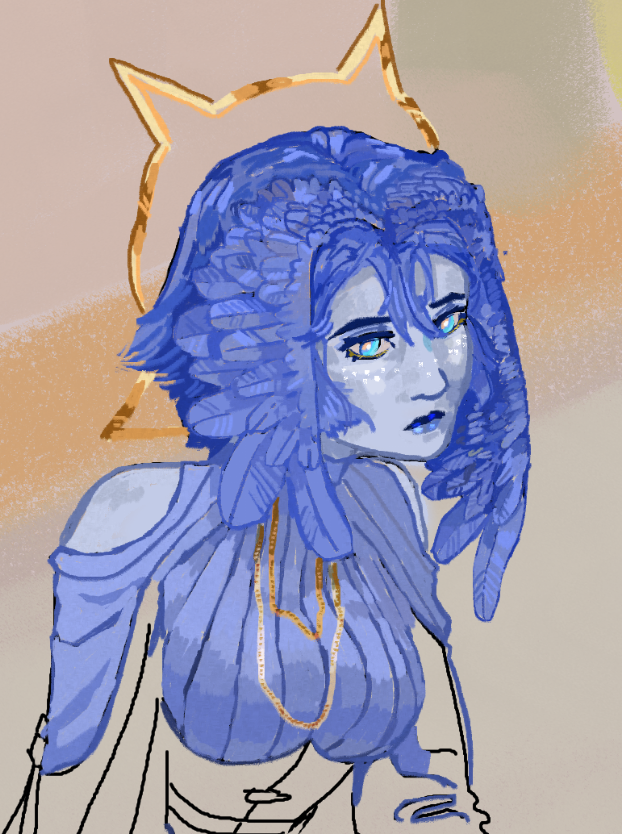 leviathotep's tweet photo. WIP .. Drawing just with my mouse and somehow that's making me enjoy it more https://t.co/uBfbg098Ik