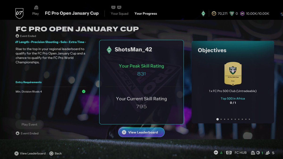 ShotsMan42's tweet photo. January Cup ✅
Peak Rating: 831
Next 🔜

#FC26 #FCPro #YaayeTürkiyeKupası

@esuperligresmi @emillitakimlar https://t.co/9snwIy8Zvt