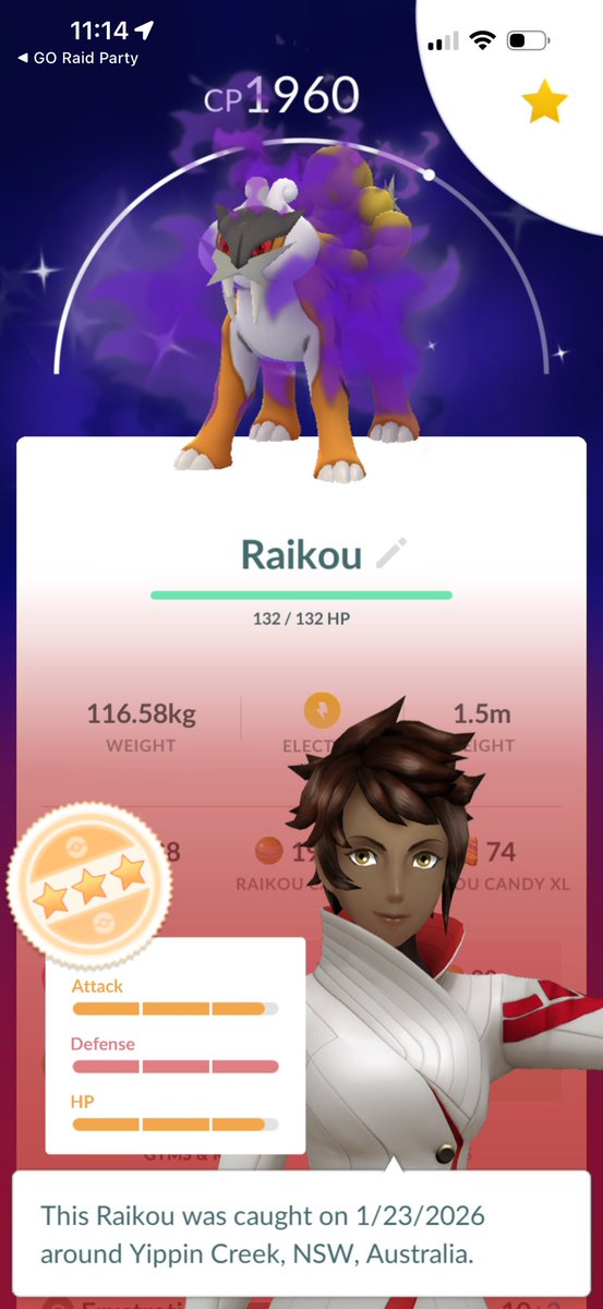 YOOOO!!! OOO YEAH🥳🥳

Well hawt dog this doggie made my day. Normally it’s <a href="/Segadelic10/">Stephanie Drago</a> with the shiny shadow luck. Today it was my turn with these 🔥IV’S

#pokemongo #pokemongoraids #pokemongoshiny #pokemongousa