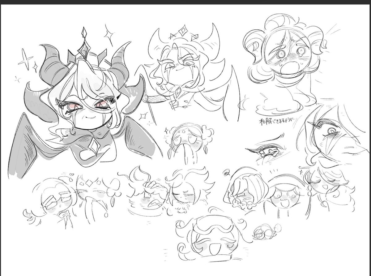 暗黒マジョ様陣営doodle