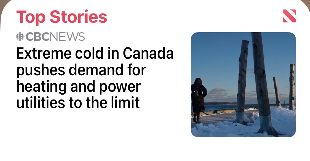Good thing we didn’t all race out and install heat pumps…there would be fatalities.  

(Disclaimer: I have a heat pump backed by rooftop solar, so I’m not causing grid strain)
