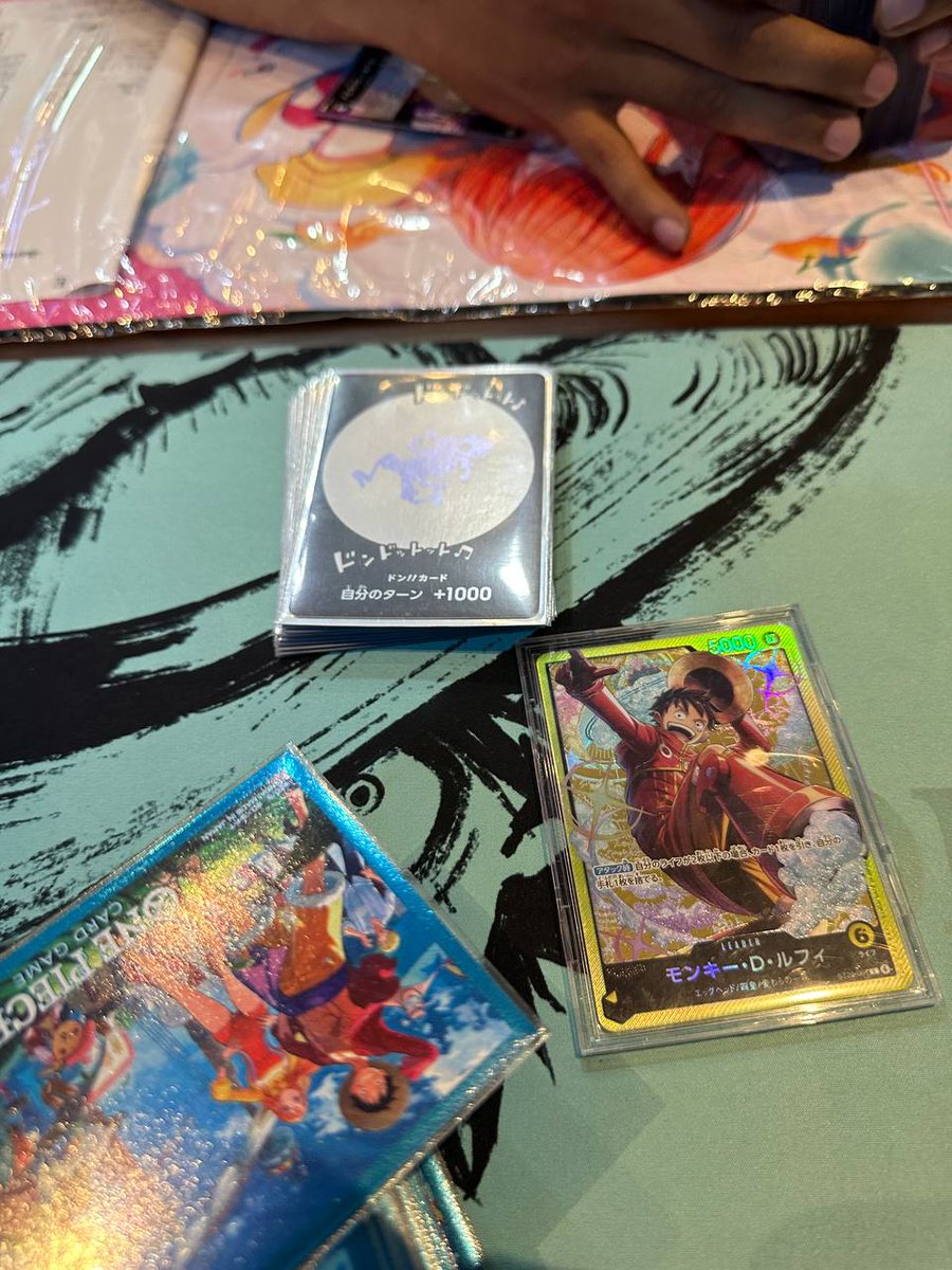 Block101 Flagship 01/25/26
Deck Used : 🟡 Luffy 黄ルフィ 

🔵🟣 Luffy 青紫ルフィ ✅ 
🟢 Mihawk 緑ミホーク ✅
 🔴🔵 Ace 赤青エース ❌
🟡 Katakuri 黄カタクリ ✅ 
🟢 Mihawk 緑ミホーク ✅  

TOP 3 with 🍰
Serial Zoro #5 for the team! <a href="/STFK_PH/">Street Food Kings</a>