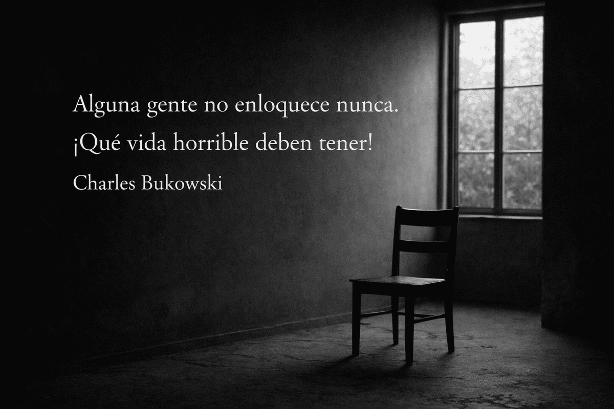 libro_librobook's tweet photo. "Alguna gente no enloquece nunca. ¡Qué vida horrible deben tener!"

Charles Bukowski

#frases https://t.co/srfPEhonwB