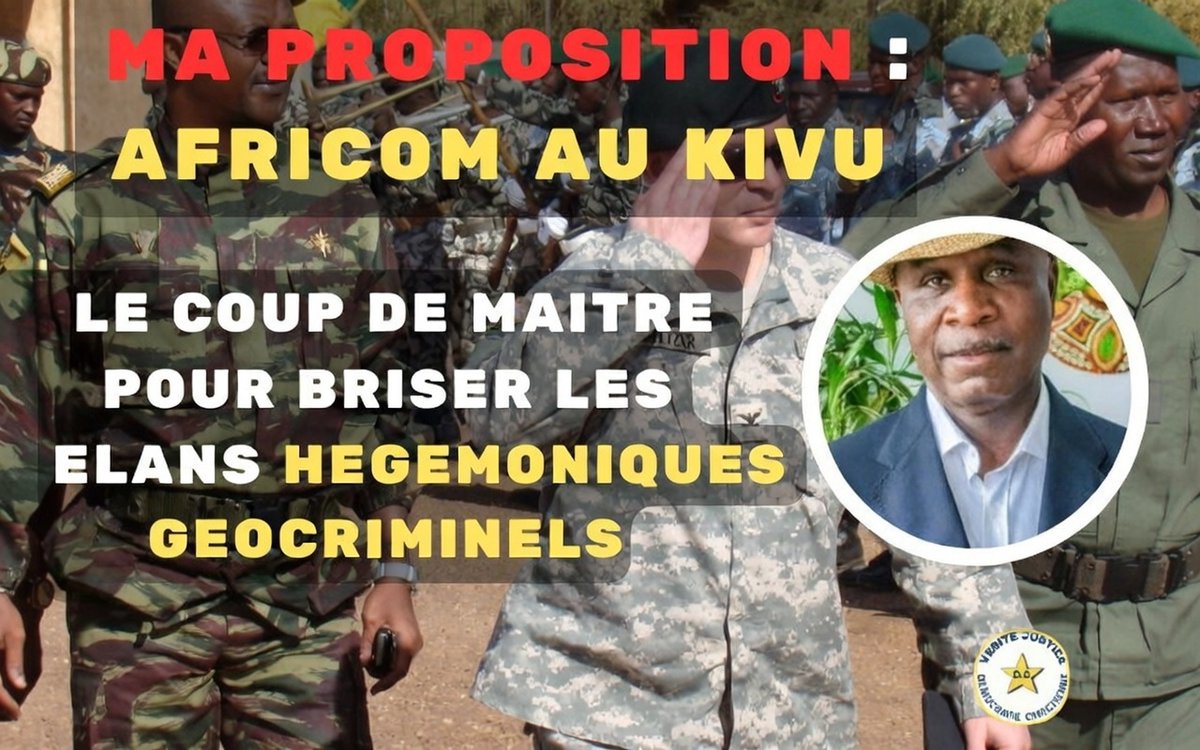 Avec l’élan de cette visite AFRICOM à Kinshasa, le moment est venu de passer des mots aux actes, par une Défense et une diplomatie pragmatiques. Une base – pourquoi pas la première – au Kivu n’est pas une option – c’est le catalyseur qui pourrait enfin briser le cycle de la