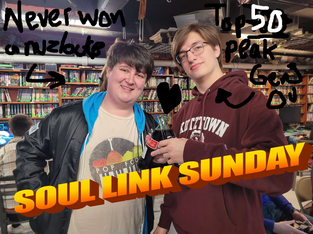 THE STREAMING EVENT OF THE CENTENNIAL: SOUL LINK SUNDAY. Will me and J ever win a run? I'm horrible at pokemon but how about Mariomon?
twitch.tv/rwlmao