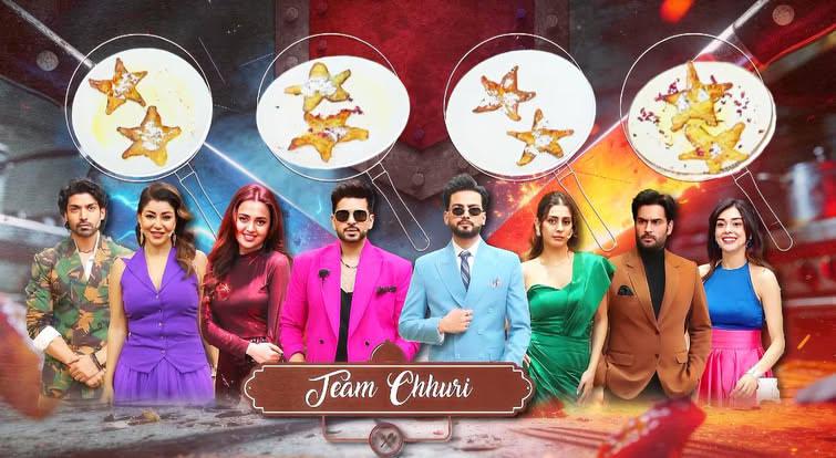 here_tinni's tweet image. Not just a team, but a feeling Always Team Chhuri ❤️🫶

#VivianDsena #VDians 
#LaughterChefs3 #LaughterChefs