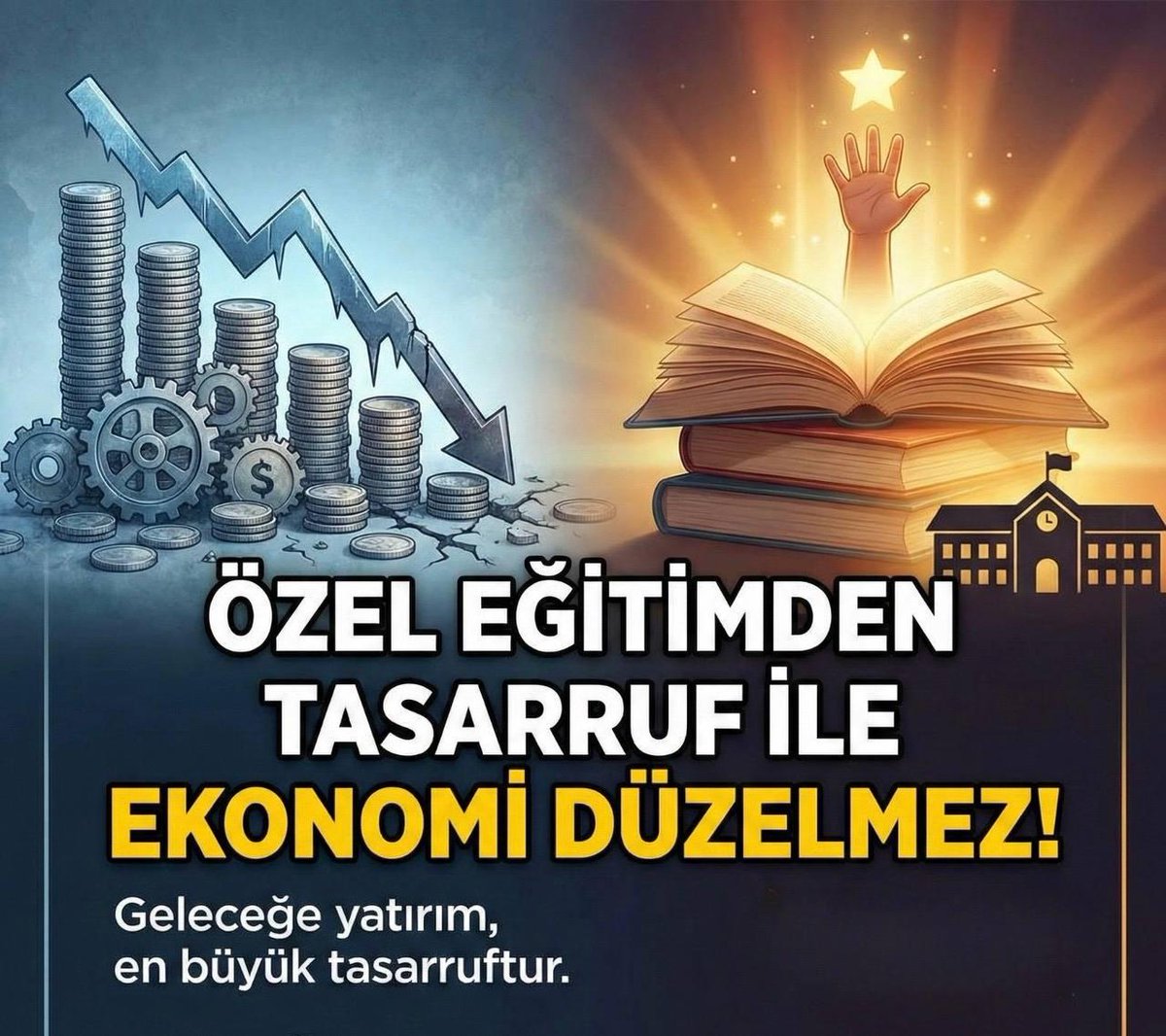 Her yıl belirsizlik içinde çalışıyoruz. Geleceğe güvenle bakmak için makul bir orana bağlanmak istiyoruz.
#KabulEtmiyoruz
<a href="/RTErdogan/">Recep Tayyip Erdoğan</a> <a href="/EmineErdogan/">Emine Erdoğan</a> <a href="/tcbestepe/">T.C. Cumhurbaşkanlığı</a> <a href="/iletisim/">T.C. İletişim Başkanlığı</a> <a href="/cbsbb/">T.C. Cumhurbaşkanlığı Strateji ve Bütçe Başkanlığı</a> <a href="/HMBakanligi/">T.C. Hazine ve Maliye Bakanlığı</a> <a href="/tcmeb/">Millî Eğitim Bakanlığı</a> <a href="/tcailesosyal/">T.C. Aile ve Sosyal Hizmetler Bakanlığı</a> <a href="/Yusuf__Tekin/">Yusuf Tekin</a> <a href="/memetsimsek/">Mehmet Simsek</a>