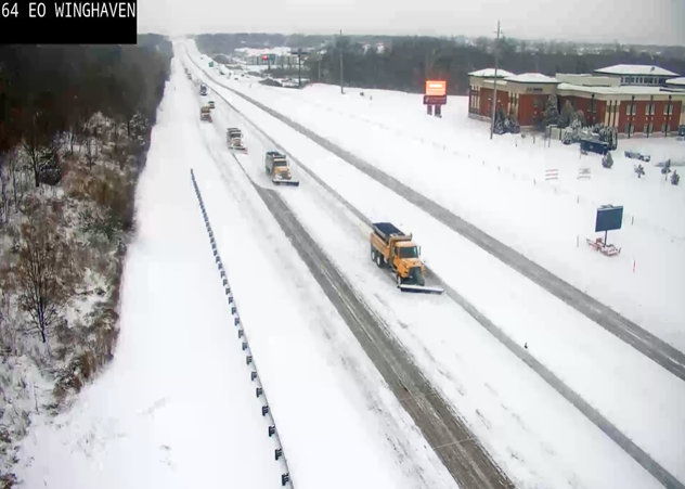 The plowing is continuing. Allow them room to work.  Unless absolutely necessary, please stay off the roads.